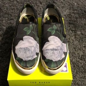 Ted Baker Rose print sneakers
